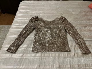 Jersey lentejuelas manga larga