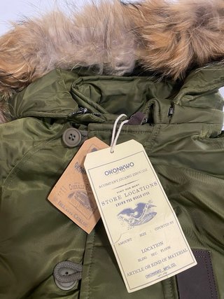 Cazadora Bomber Militar Okonkwo Verde Oliva