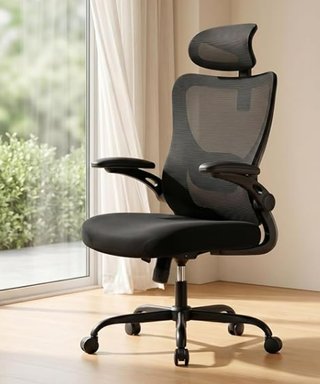 Silla de Oficina Ergonómica Marsail MSOC10 Negra