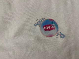 Sudadera Levi's Blanca cortita