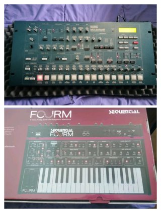 Sintetizador Sequential Fourm + korg ms2000 lote