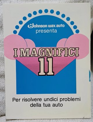 Libretto pubblicitario Johnson Wax Auto