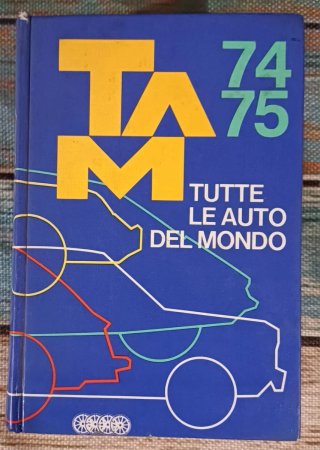 Libro TAM – Tutte le Auto del Mondo 1974-1975