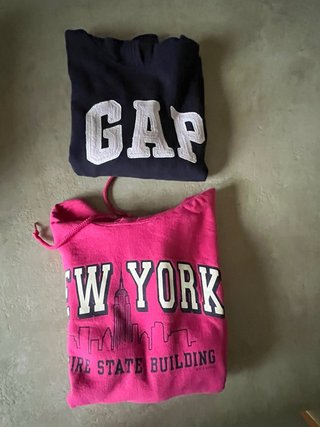 Sudadera NY Rosa Talla S amplia