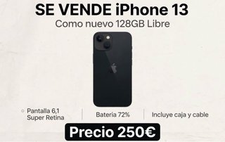 iPhone 13 128GB Negro