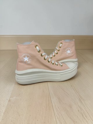 Converse plataforma rosa