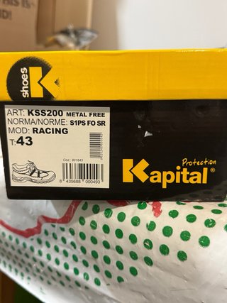 Zapatos de seguridad Kapital S1PS FO SR T.43