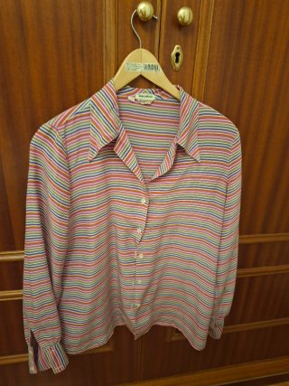 Camisa Vintage de Seda Años 70