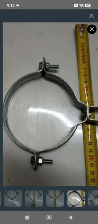 Abrazadera Metálica Galvanizada