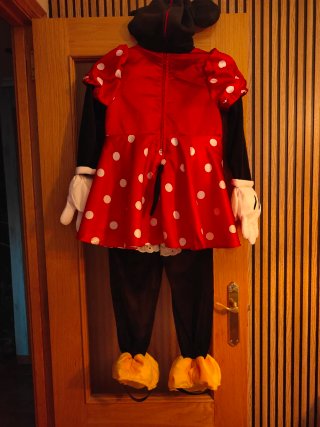Disfraz Minnie Mouse 7-8 años
