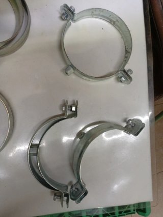 Set de Abrazaderas Metálicas Galvanizadas