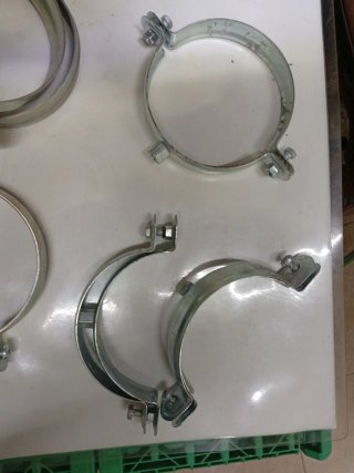 Set de Abrazaderas Metálicas Galvanizadas