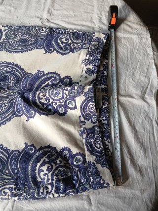 Pantalones Zara Estampados Beige/Morado Talla L