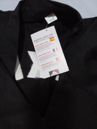 Kimono de Hapkido Negro Fuji Mae talla 4/170