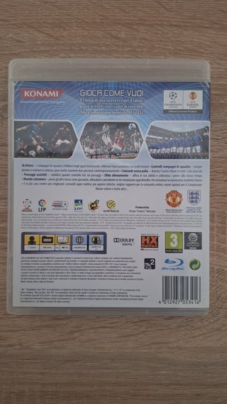 PES 2012 Pro Evolution Soccer PS3 Konami