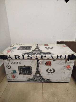 Baúl Almacenaje Plegable Diseño París