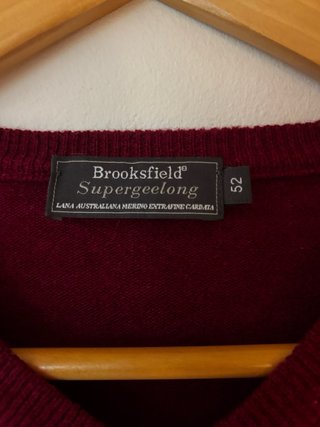 Jersey Brooksfield burdeos Talla M