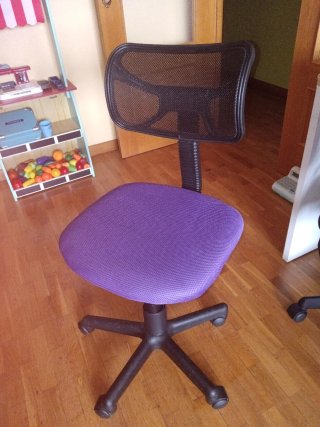 Silla de estudio con ruedas