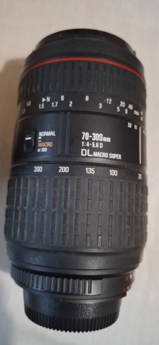 Objetivo Sigma 70-300mm DL Macro Super