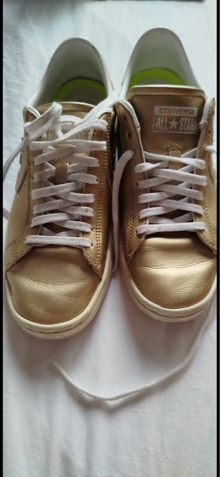 Zapatillas Converse All Star Doradas