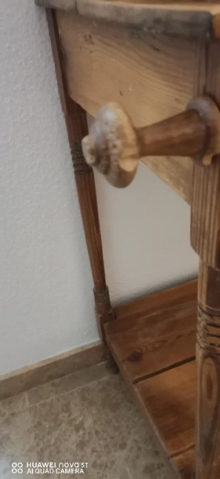 Mesa Consola Rústica de Madera (Salteras, Sevilla)