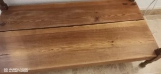 Mesa Consola Rústica de Madera (Salteras, Sevilla)