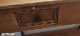 Mesa Consola Rústica de Madera (Salteras, Sevilla)