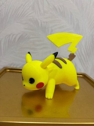 Statuetta Pikachu Pokémon stampata in 3D