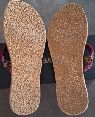 Ciabattine CMA in pelle intrecciata
