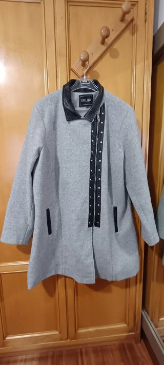 Abrigo Gris Velik Talla L