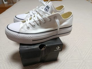 Converse Blancas Plataforma