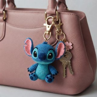 Llavero Alien a Crochet