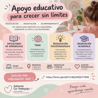Servicios de psicopedagogía online