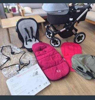 Carro Bugaboo Buffalo con accesorios
