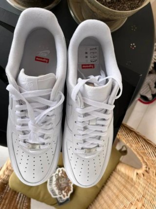 Nike Air Force 1 Low Supreme Blancas Talla 37.5