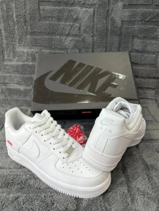 Nike Air Force 1 Low Supreme Blancas Talla 41