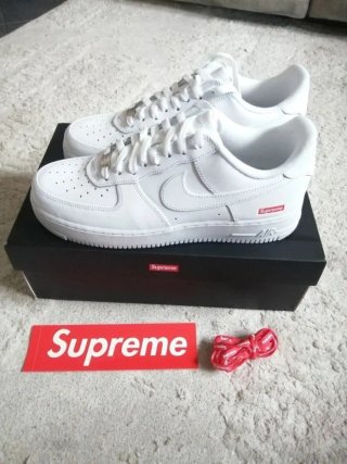 Nike Air Force 1 Low Supreme Blanco Talla 42