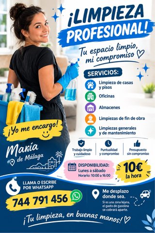 Limpieza profesional a domicilio