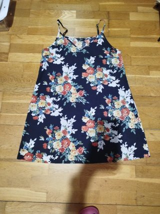 Vestido de tirantes estampado floral