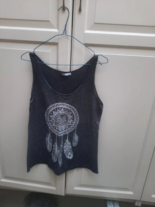 Camiseta sin mangas con estampado de atrapasueños
