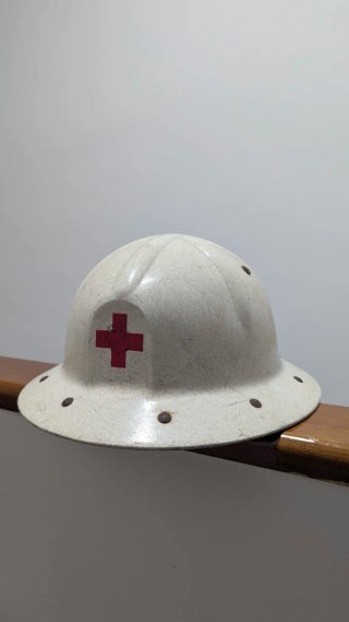 Casco Cruz Roja Francesa años 50