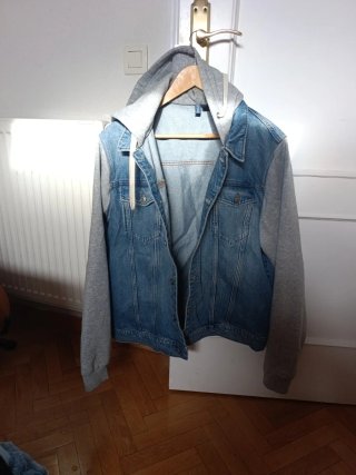 Chaqueta Vaquera con Capucha Pull&Bear XL