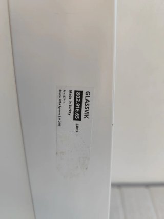 Puerta Glassvik Ikea Blanca