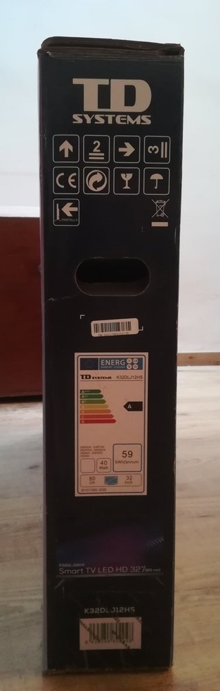 Smart TV TD Systems 32 Negro/Plata