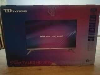 Smart TV TD Systems 32 Negro/Plata