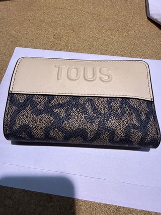 Cartera Tous Beige y Marrón Casi Nueva