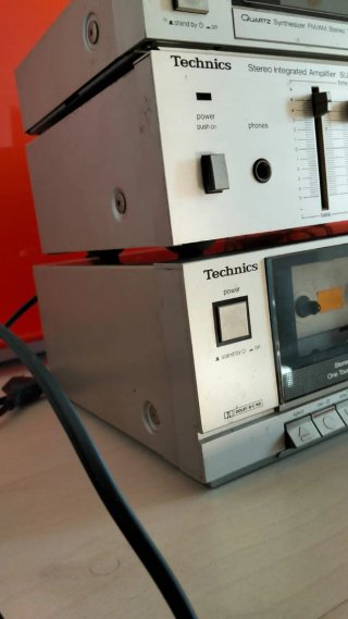 Sistema Hi-Fi Technics (Amplificatore, Radio, Deck