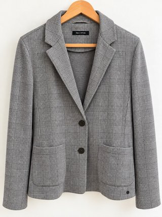 Chaqueta Marc O'Polo cuadros gris mujer