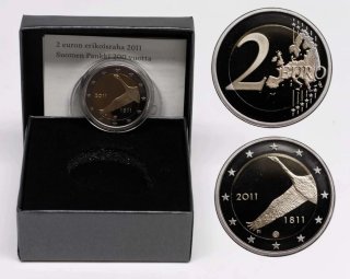 Moneda 2€ Finlandia 2011 Proof