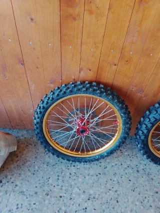 Llantas Excel con bujes Haan para Honda CRF 450